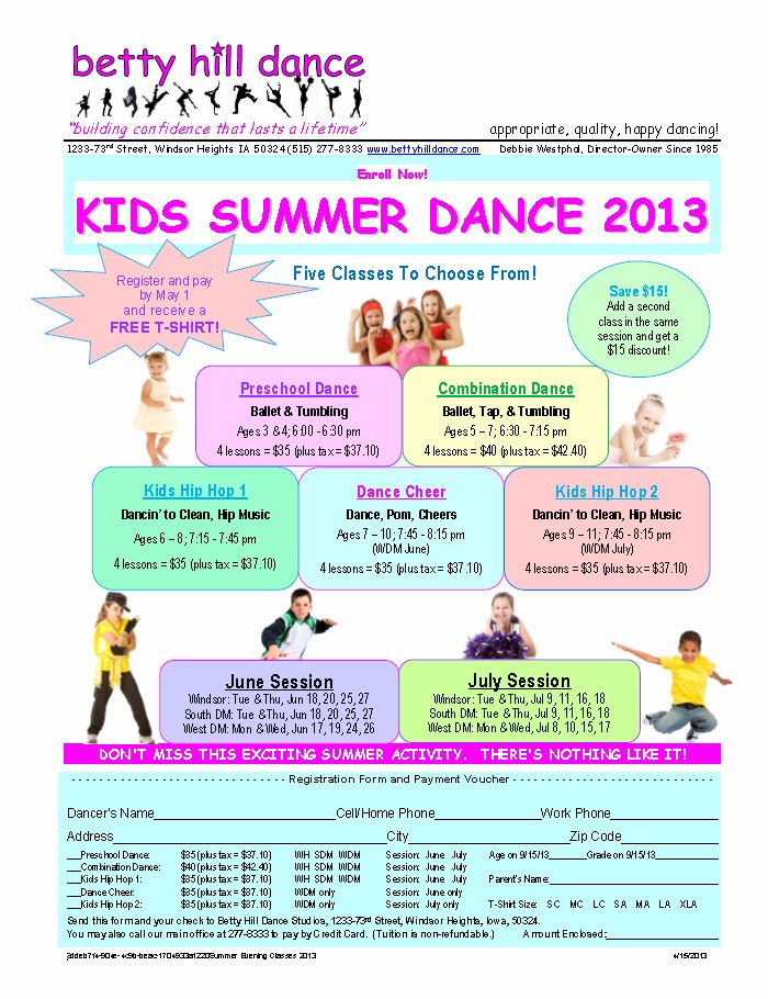 Sizzlin' Summer Fun Basics to Broadway, Jazz, Tap, Ballet, Acrobatics